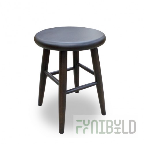 Rondo stool, wooden