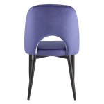 Molly Chair Velvet Royal Blue