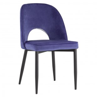Molly Chair Velvet Royal Blue