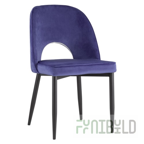 Molly Chair Velvet Royal Blue