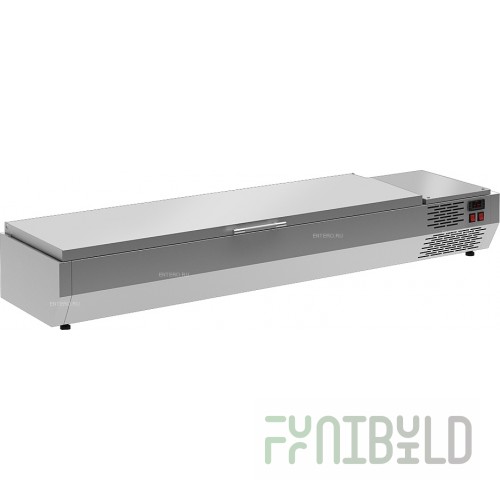 Thermal display case Carboma A40 SH 1.3 0430 (5 GN 1/3) with lid