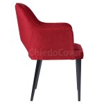 Chair Rose, velveteen color burgundy Chair Rose, velveteen color burgundy
