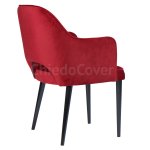 Chair Rose, velveteen color burgundy Chair Rose, velveteen color burgundy