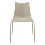 Plastic chair Bella Intrecciata, linen, tortora