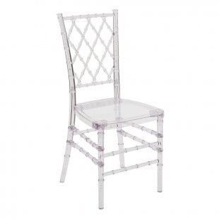 Chair Chiavari Diamant Transparent, plastic