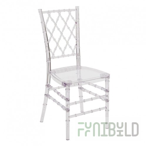 Chair Chiavari Diamant Transparent, plastic