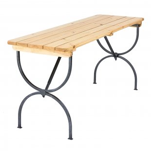 Folding table Linz natural wood
