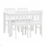 Dining set INGRID white