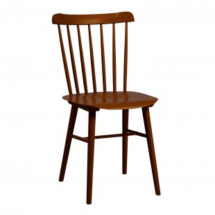 Tucker chair, brown wood