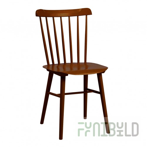 Tucker chair, brown wood