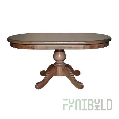 Coffee table on one support