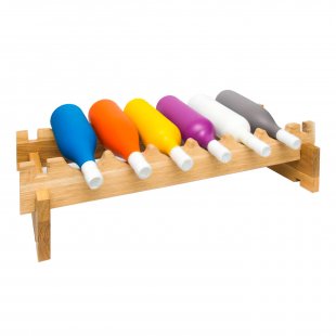 Modular oak shelving unit, 1 module