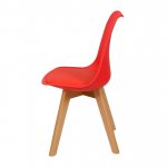 Eames W chair red