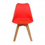 Eames W chair red