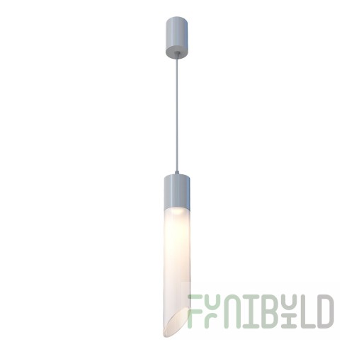 Bright vertical chandelier