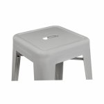 Tolix bar stool silver matte