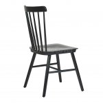 Tucker Chair, Black Wood