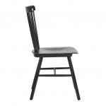 Tucker Chair, Black Wood