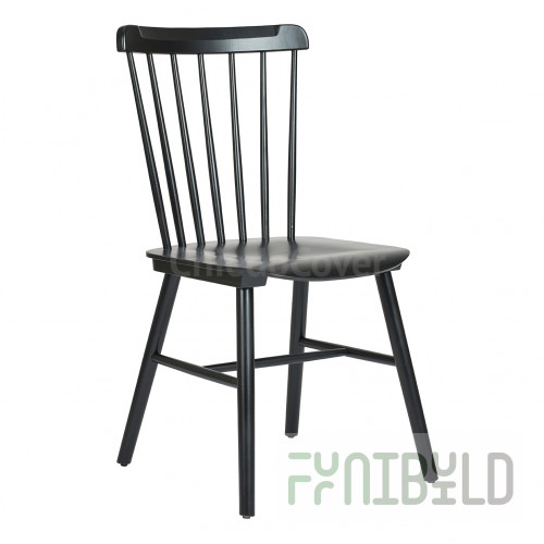 Tucker Chair, Black Wood