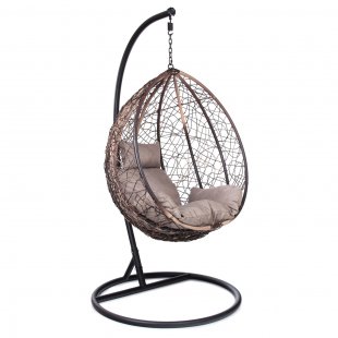 Rosson hanging chair made of artificial rattan