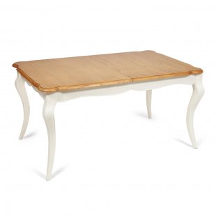 Bordeaux table, brown/white