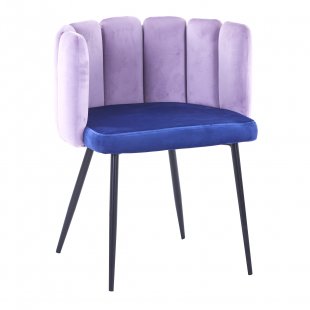 Carnival chair lilac + blue