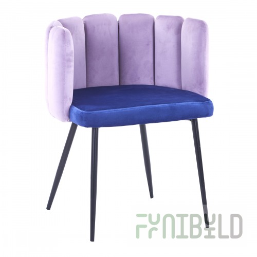 Carnival chair lilac + blue