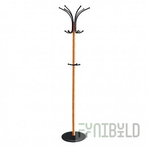 Floor hanger Six-ray light walnut