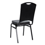 Patrick chair 20mm with carriage coupler, black, black leatherette