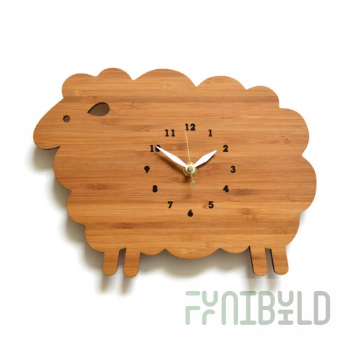 Wall clock Sheep