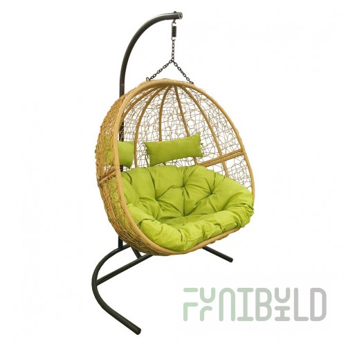 Hanging 2-seater chair COMPACT
