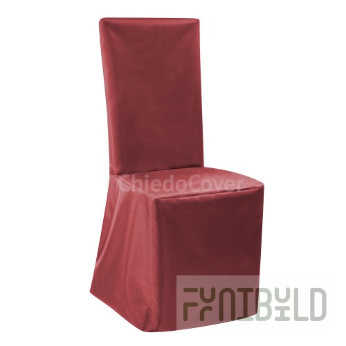 Transport cover for 1 chair, red