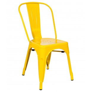 Chair Tolix Yellow glossy