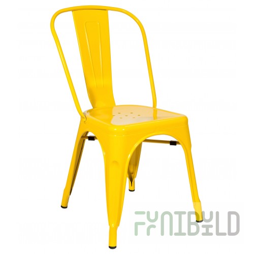 Chair Tolix Yellow glossy