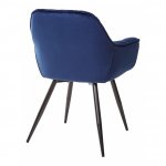 Chair Malta, Navy velour Chair Malta, Navy velour