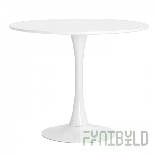 Table Tulip D90 white