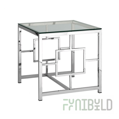 Brooklyn Table 55 x 55 Silver