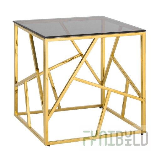 Art Deco Table 55 x 55 Gold