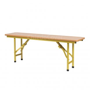 Bench "Leader 8", beech, gold frame