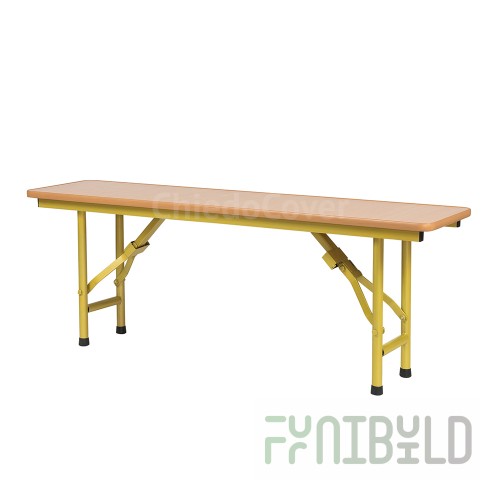 Bench "Leader 8", beech, gold frame