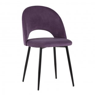 Chair Sophie velour, purple