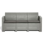 Three-seater rattan sofa LIFE 3