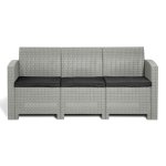 Three-seater rattan sofa LIFE 3