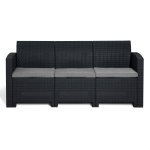 Three-seater rattan sofa LIFE 3