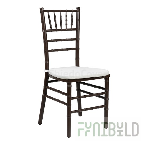 Chiavari Chair Wooden with Cushion, Black