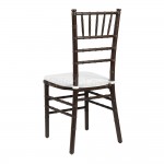 Chiavari Chair Wooden with Cushion, Black