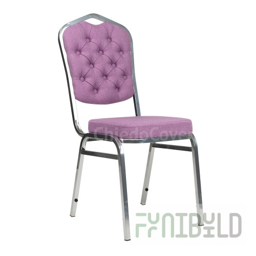 Chair Hit 20mm with carriage coupler, chrome, purple matting