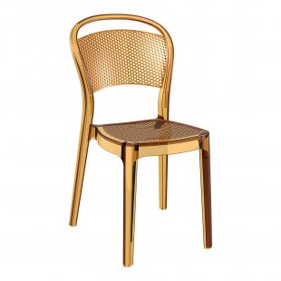 Chair transparent Siesta Contract amber