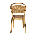 Chair transparent Siesta Contract amber