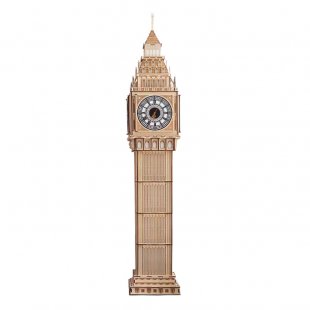 Wooden clock with illumination Big Ben